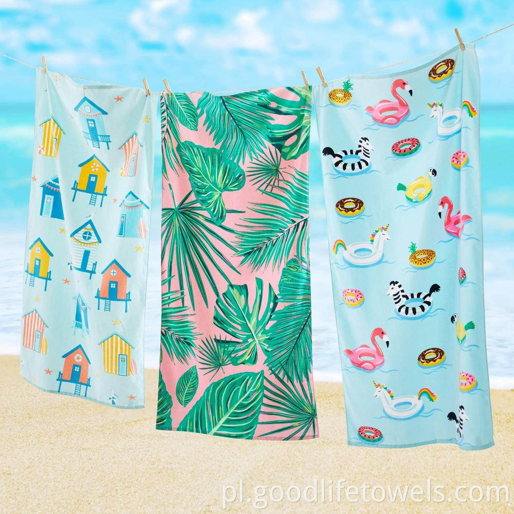 Kids Beach Towel For Bath Pool